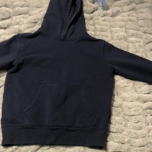 Navy blue Lands End hoodie girls size 10-11